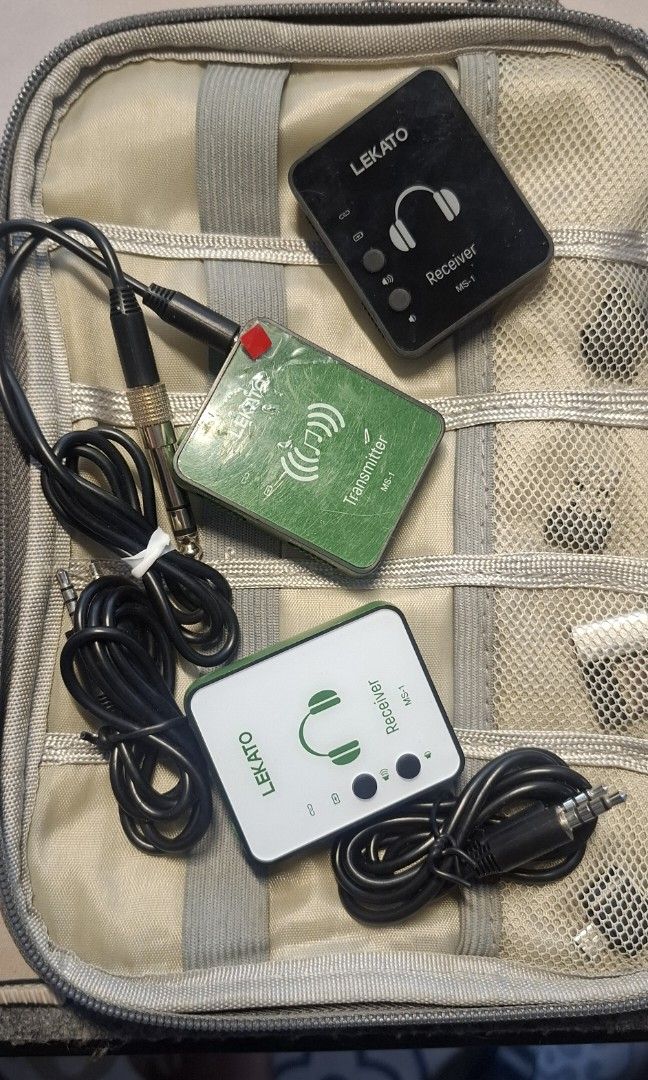 ‼️LEKATO wireless Transmitter and Receiver ‼️ (Category: Other Audio Equipment) located in Muntinlupa City. Submitted by rowell.roa3 (Listing ID 1467705343, Image 2). Description: All in with headset and accesories message me for more info.