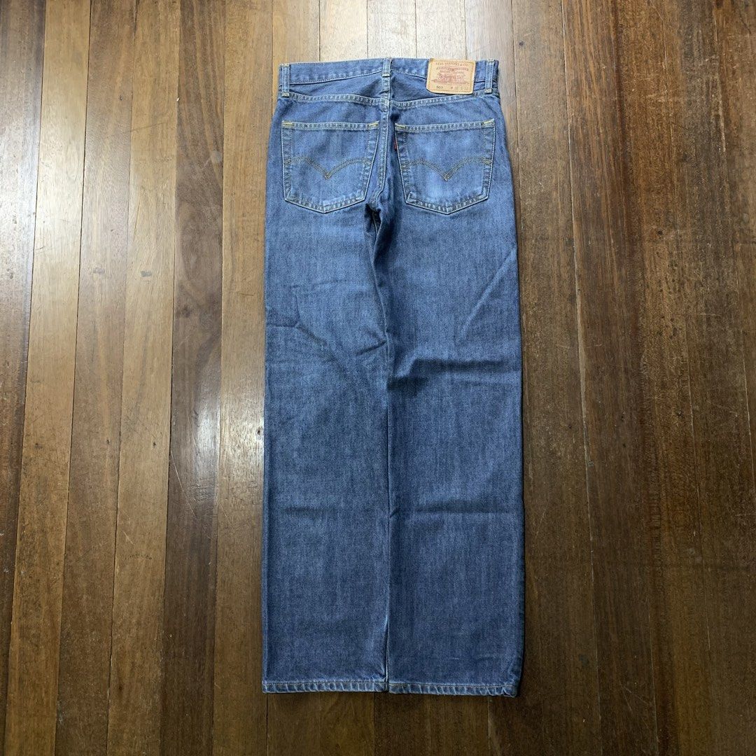 Levis 503 Raw Denim Pants (Category: Jeans) located in Dagupan City. Submitted by _pinkman (Listing ID 1467787106, Image 1). Description: Levis 503 Raw Denim Pants 28-30” waistline 41.5” length 8” leg opening no issue.