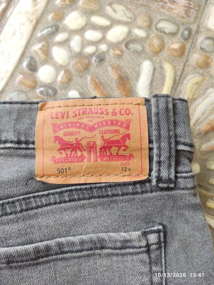 Levi's Jeans Size A12 (Category: Babies & Kids Fashion) located in Bulacan. Submitted by thr1ft_things (Listing ID 1467655282, Image 2). Description: Levi's Jeans Size: A 12 Youth Size NO ISSUE EXCELLENT CONDITION STILL NEEDS WASH.