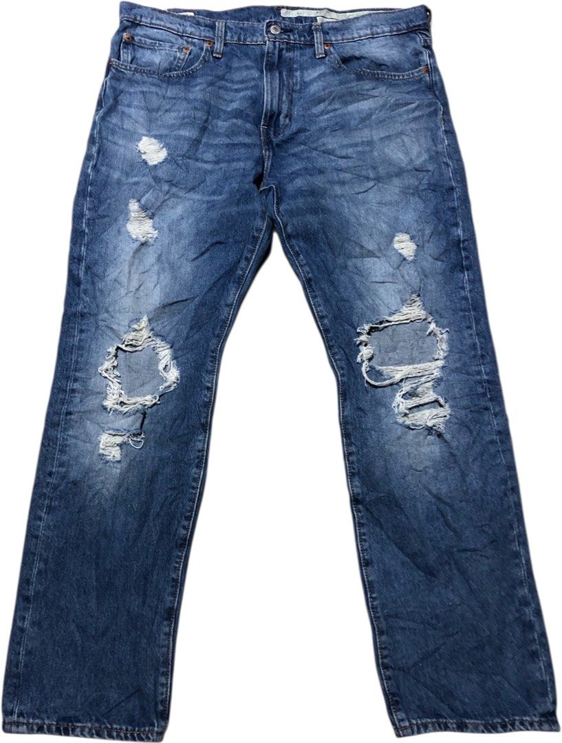 LEVIS LOT 502 PREMIUM BIG E LEATHER PATCH DISTRESSED DESIGN (Category: Jeans) located in General Trias. Submitted by gracesabel55302 (Listing ID 1467718285, Image 2). Description: LEVIS LOT 502 PREMIUM BIG E LEATHER PATCH DISTRESSED DESIGN SIZE….36-37 LENGTH…40.5 LEGHOLE…7.5 PRICE..₱750.