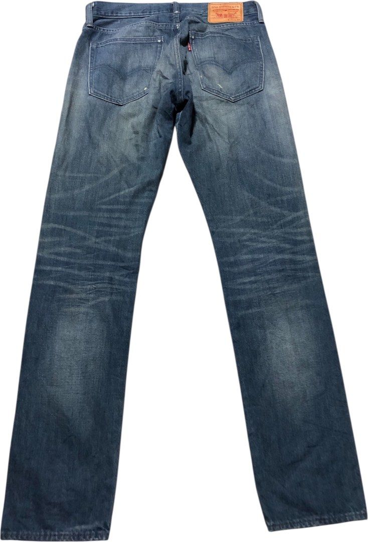 LEVIS MATCH STICK LEATHER PATCH SELVEDGED JEANS (Category: Jeans) located in General Trias. Submitted by gracesabel55302 (Listing ID 1467716541, Image 3). Description: LEVIS MATCH STICK LEATHER PATCH SELVEDGED JEANS SIZE….31-33 LENGTH…43 LEGHOLE…7 PRICE..₱850.