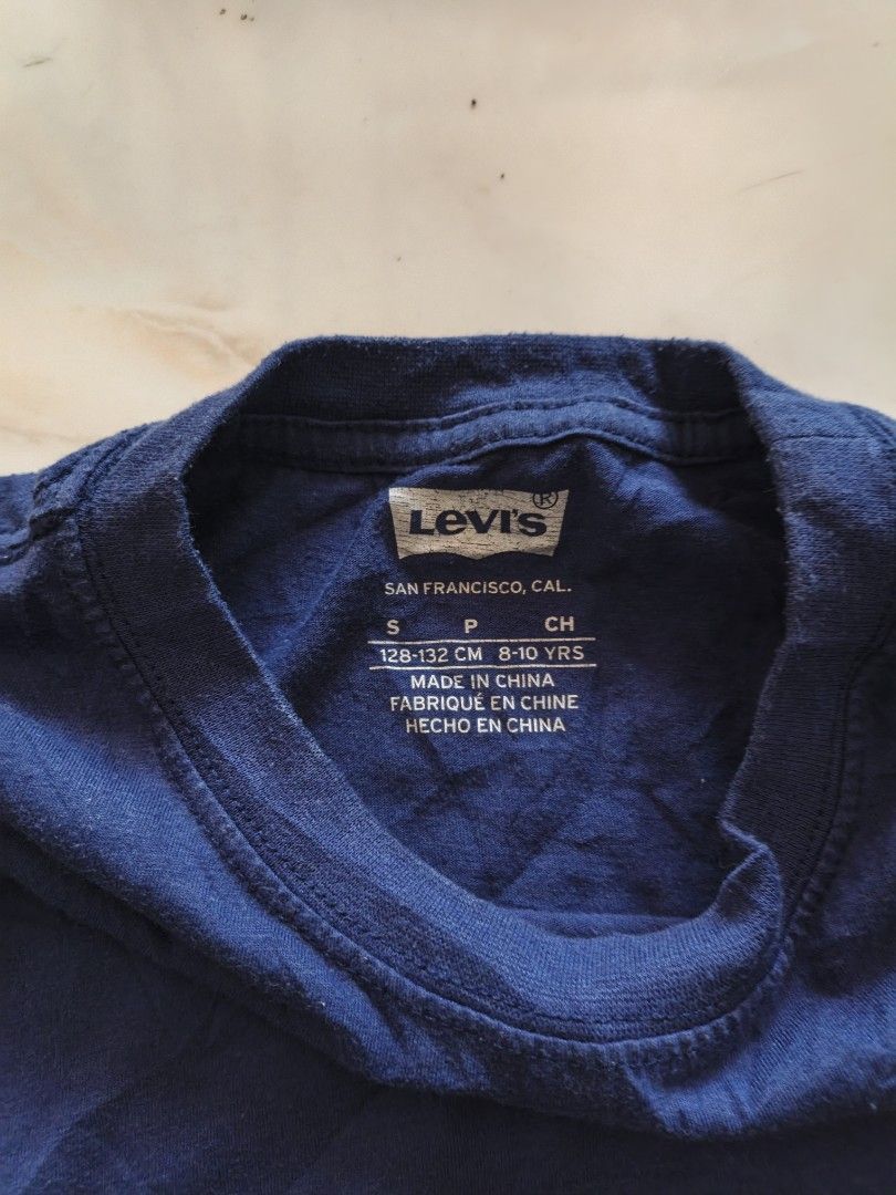 Levis t shirt kids (Category: Babies & Kids Fashion) located in Quezon City. Submitted by oddmoon.c3c844 (Listing ID 1467734307, Image 2). Description: levis shirt 8-11 years old .