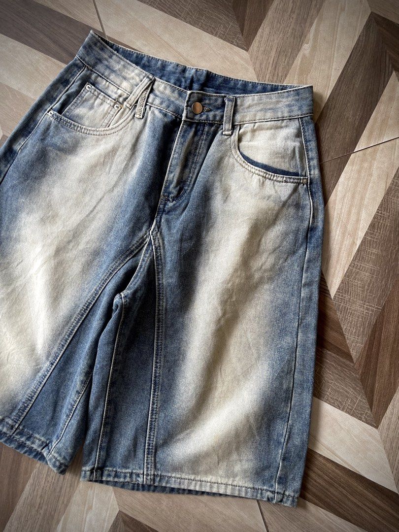 Light Washed Jorts (Category: Shorts) located in Pagadian. Submitted by thrift.wrld (Listing ID 1467706926, Image 2). Description: ( Light Washed Jorts ) Dimensions: • Waist: 29 - 30 • Length: 25 • Thigh: 14 • Hem: 13 Drop Prices: • Mine: 400 + ₱9O shipping fee (sf).