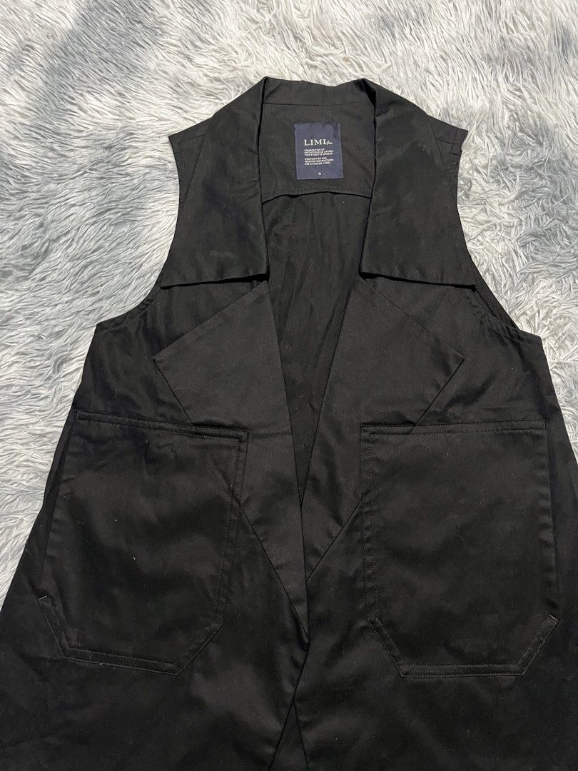 LIMI feu Yohji Yamamoto Vest (Category: Others Tops) located in Sasmuan (Sexmoan). Submitted by winterclothes.ph (Listing ID 1467732638, Image 2). Description: LIMI feu Yohji Yamamoto Vest S on tag Width 17 Length 29 Excellent Condition .