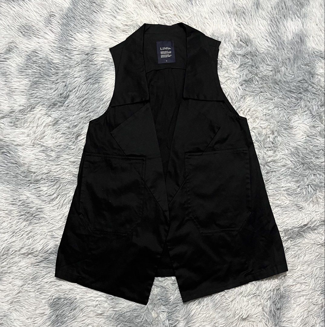 LIMI feu Yohji Yamamoto Vest (Category: Others Tops) located in Sasmuan (Sexmoan). Submitted by winterclothes.ph (Listing ID 1467732638, Image 1). Description: LIMI feu Yohji Yamamoto Vest S on tag Width 17 Length 29 Excellent Condition .
