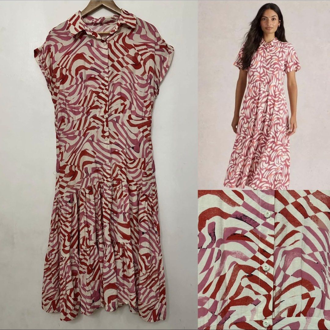 Linen Blend Printed Dress (Category: Dresses) located in Iloilo. Submitted by vpscloset (Listing ID 1467606939, Image 1). Description: .