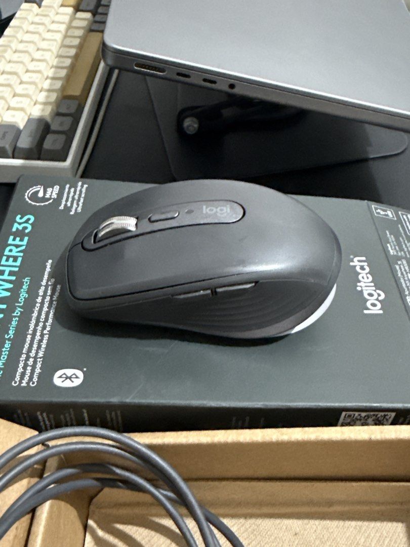Logitech MX Anywhere 3S Wireless Mouse (Category: Mouse & Mousepads) located in Caloocan City. Submitted by konmariwithcy (Listing ID 1467717256, Image 1). Description: Selling my Logitech MX Anywhere 3S wireless mouse. * Original Logitech mouse * Wireless connectivity * Box included, but it is from another MX Anywhere unit * w/ Charger * Defect: Left-click button has a delay and is sometimes unresponsive * Selling as-is RFS: Decluttering..