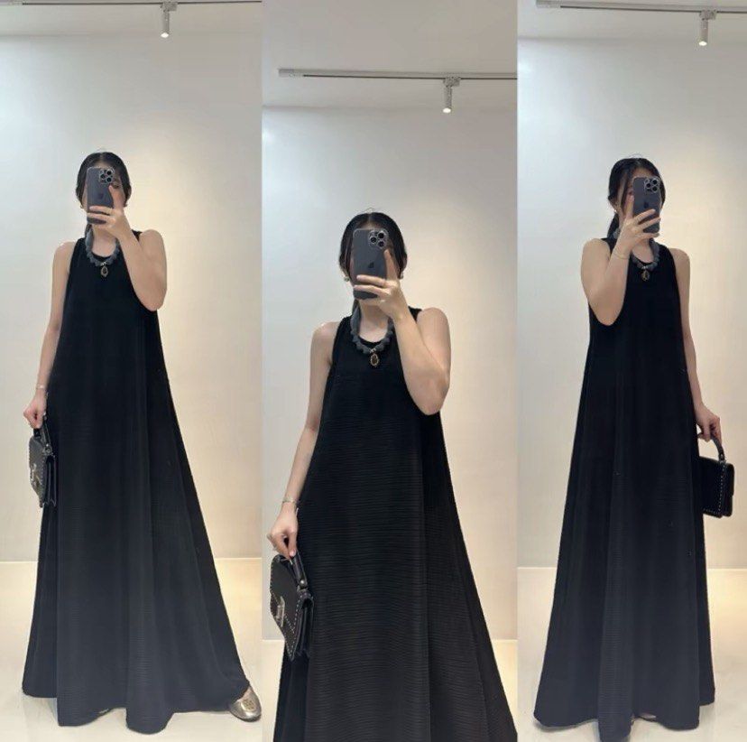 Long dress (Category: Dresses) located in Antipolo. Submitted by prelovedByYsabelle (Listing ID 1467678009, Image 1). Description: Unworn and no brand. I stand 5 feet and medjo mahaba sya sken. The dress is around 5feet 2inches long. First photo was fromT*ktok shop where I bought it. .