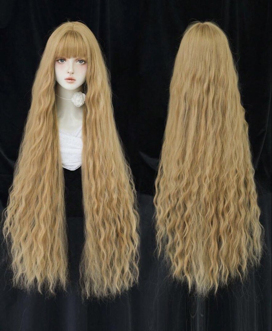 Long hair Golden Blonde (Category: Hair Accessories) located in Quezon City. Submitted by ava_ghail (Listing ID 1467808342, Image 3). Description: Realistic wigs.