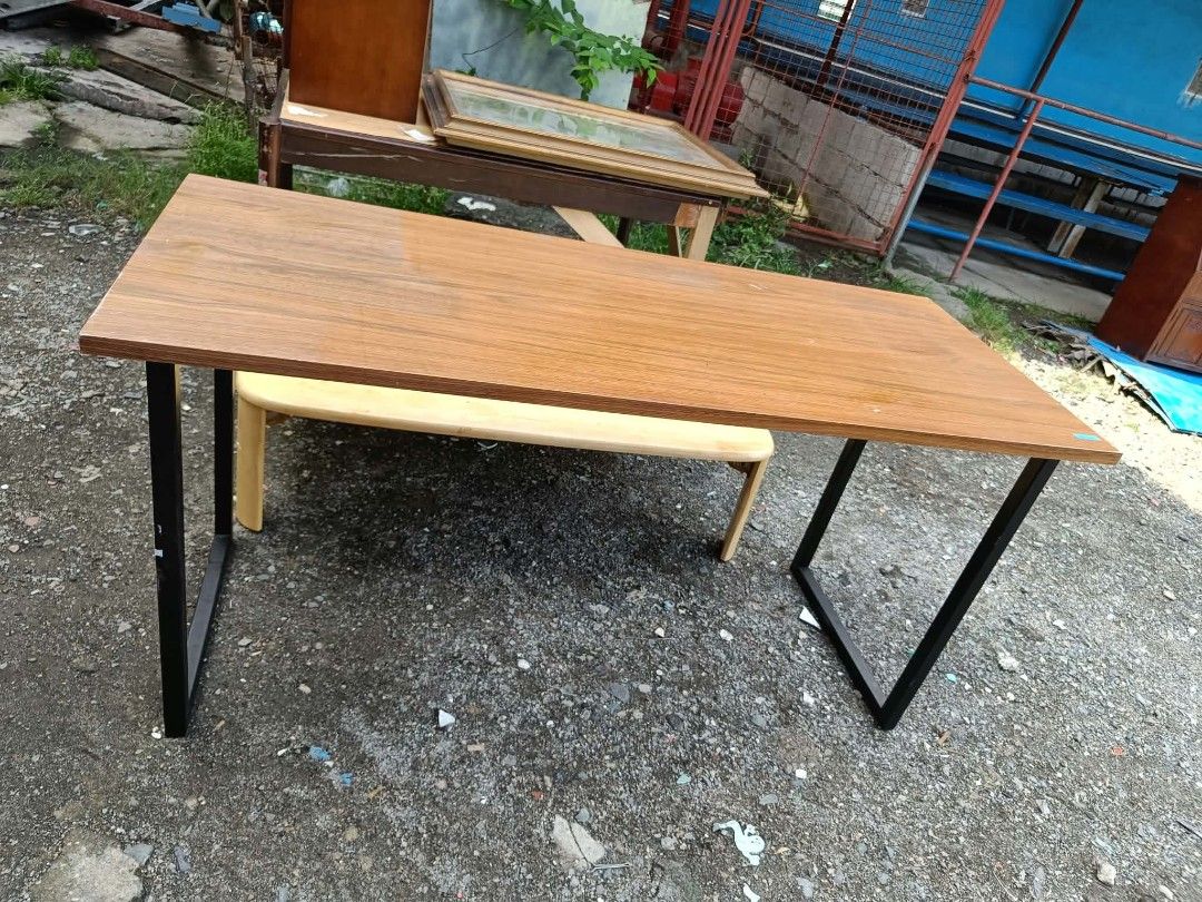 Long table (Category: Tables & Sets) located in Taguig. Submitted by nippon.toki (Listing ID 1467828028, Image 2). Description: Please read! For sure buyer only! NO COD/COP No reservation The items will be sold to the first payer w/o prior notice. Verbal reservations are not acceptable. Note: All items are vintage. Please manage your expectations accordingly. G cash payment. Shipping via Lalamove Metro Manila. For province: J and T Shipping fee c