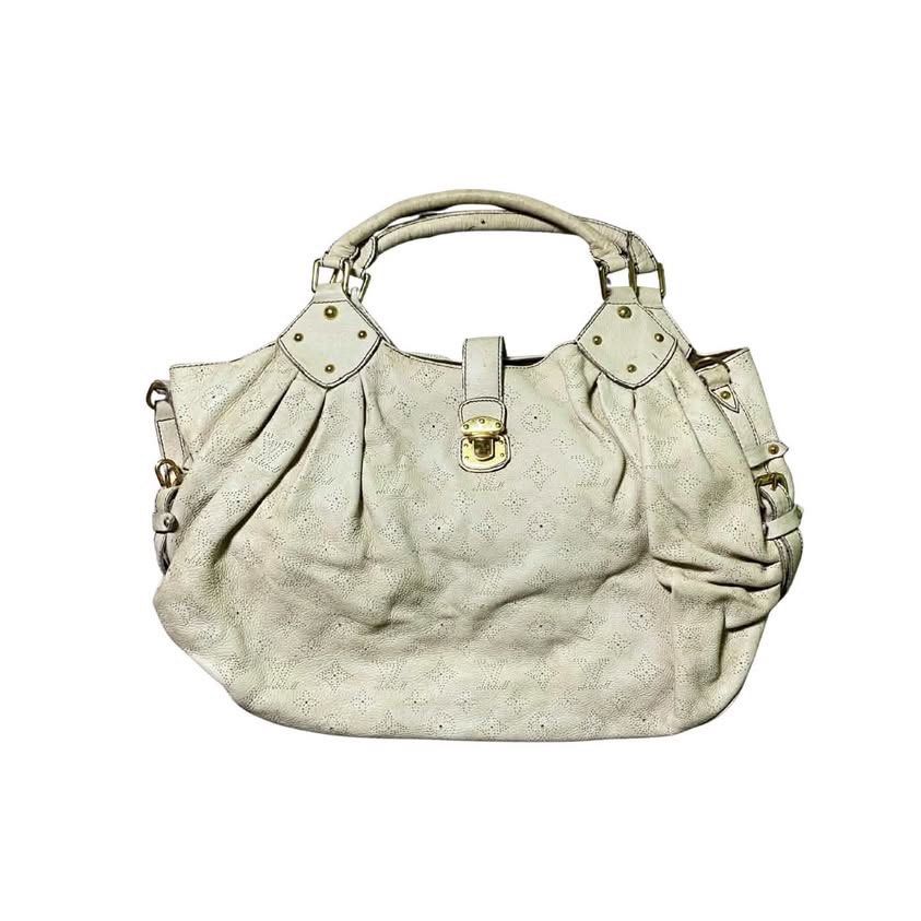 Louis Vuitton Monogram Mahina Leather Bag (Category: Luxury Bags & Wallets) located in Las Pinas. Submitted by wayne_heats (Listing ID 1467793655, Image 1). Description: measurement LENGTH: 19.5 WIDTH: 11.5 condition: good-excellent flaws | issues: need cleaning only.