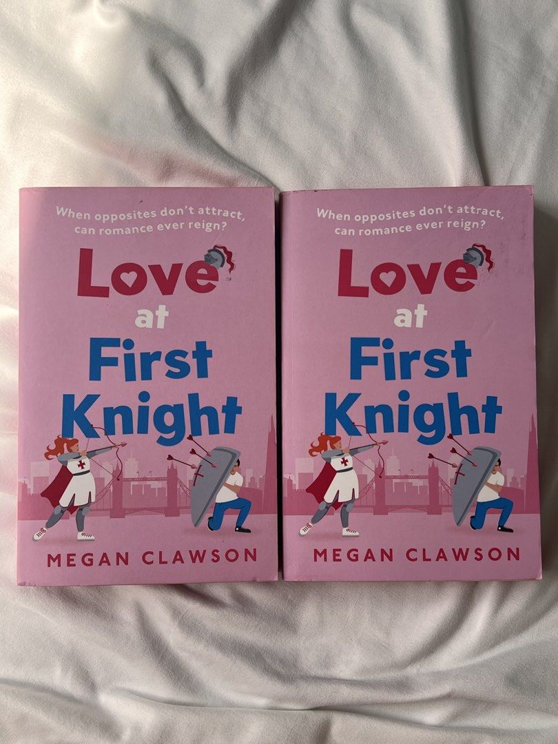 Love at First Knight by Megan Clawson (Category: Storybooks) located in Manila. Submitted by celestialchapterph (Listing ID 1467787709, Image 1). Description: good reads rating: 3.4 genre: romcom condition: VGC (sprayed edges) synopsis: She’s no damsel in distress, and he’s certainly not wearing shining armour. But one knight can change everything... mop: gcash / paymaya / banktransfer mod: j&t or lalamove 📍Parañaque City.