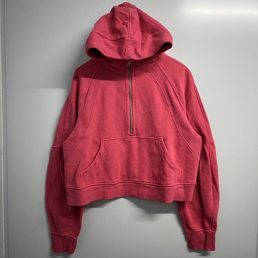 Lululemon - Scuba Oversized Half Zip Hoodie (Category: Coats, Jackets and Outerwear) located in Batangas. Submitted by wornwear.ph (Listing ID 1467761914, Image 3). Description: Lululemon - Scuba Oversized Half Zip Hoodie Vintage Rose Size M/L Width 23 inches Length 20.5” Needs mild wash 9/10 Good condition 780 only! .