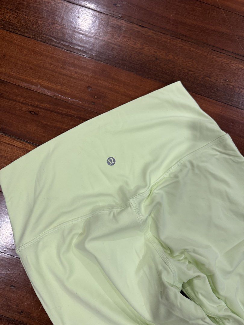 Lululemon Align Leggings Double Lined Size 8 Light Neon Yellow (Category: Activewear) located in Quezon City. Submitted by charlieschamps (Listing ID 1467741983, Image 3). Description: RFS: No longer doing yoga and pilates Size 8 Inseam length is 21 inches Tag says 170/74A Buttery fabric Good as new Payment via Gcash J&T shipping c/o buyer.