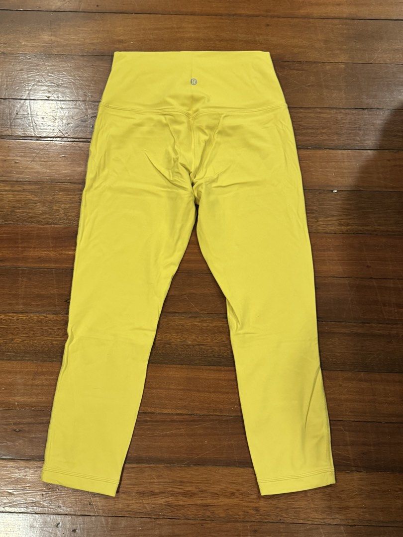 Lululemon Align Leggings Double Lined Size 8 Mustard Yellow (Category: Activewear) located in Quezon City. Submitted by charlieschamps (Listing ID 1467743067, Image 2). Description: RFS: No longer doing yoga and pilates Size 8 Inseam length is 23 inches Buttery fabric Very minor, barely noticeable run on fabric probably from washing - see photos Payment via Gcash J&T shipping c/o buyer.