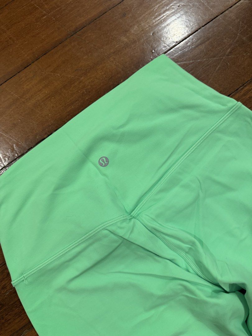 Lululemon Align Leggings Double Lined Size 8 Mint Green (Category: Activewear) located in Quezon City. Submitted by charlieschamps (Listing ID 1467745571, Image 3). Description: RFS: No longer doing yoga and pilates Size 8 Inseam length is 23 inches Buttery fabric Good as new Payment via Gcash J&T shipping c/o buyer.