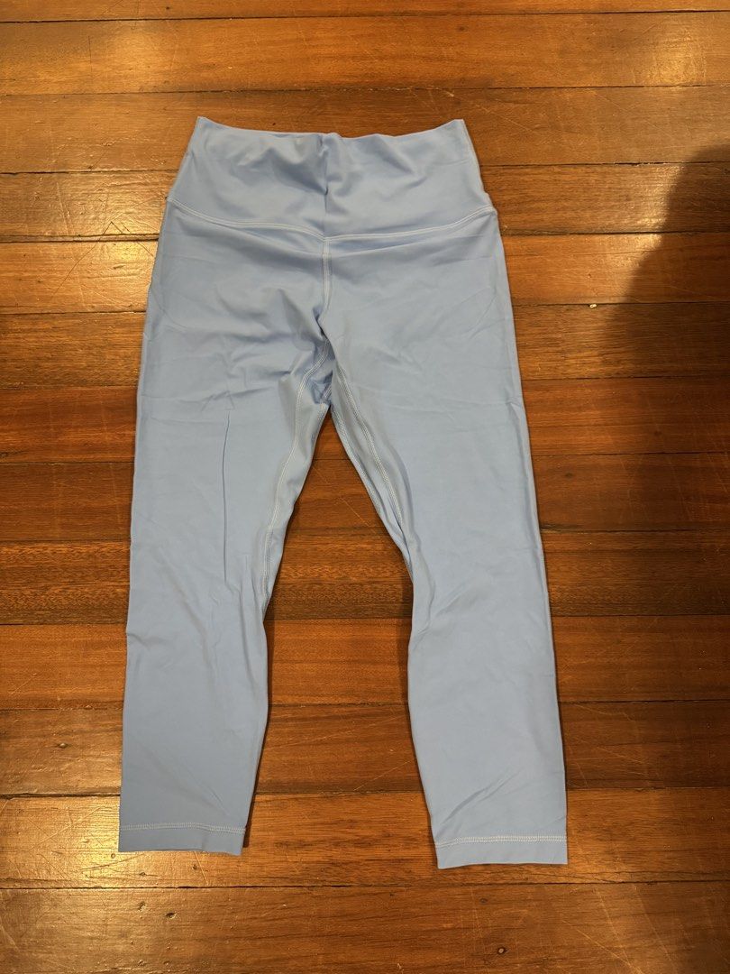 Lululemon Align Leggings Size 8 Sky Blue (Category: Activewear) located in Quezon City. Submitted by charlieschamps (Listing ID 1467744322, Image 1). Description: RFS: No longer doing yoga and pilates Size 8 Inseam length is 23 inches Buttery fabric Good as new Payment via Gcash J&T shipping c/o buyer.