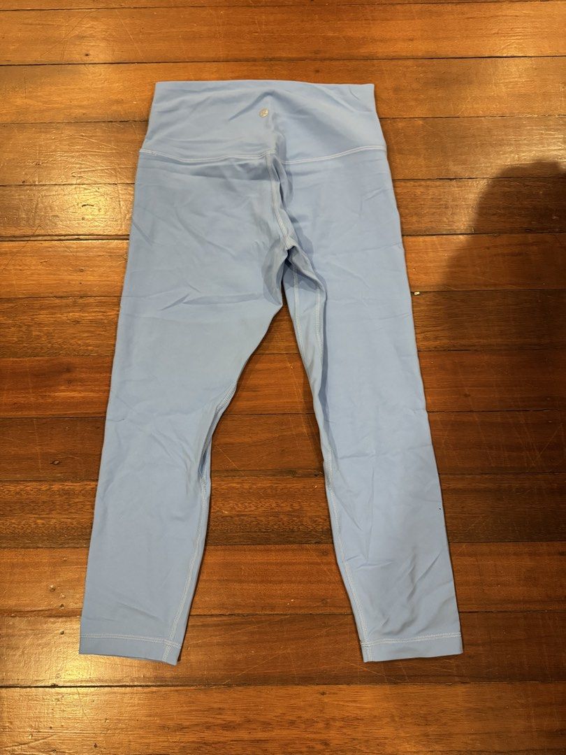 Lululemon Align Leggings Size 8 Sky Blue (Category: Activewear) located in Quezon City. Submitted by charlieschamps (Listing ID 1467744322, Image 2). Description: RFS: No longer doing yoga and pilates Size 8 Inseam length is 23 inches Buttery fabric Good as new Payment via Gcash J&T shipping c/o buyer.