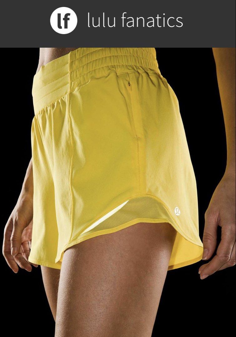 Lululemon Hotty Hot High-Rise Lined Short 4" dot 4 (Category: Activewear) located in Iba. Submitted by xooperfindslb (Listing ID 1467625724, Image 1). Description: Lululemon Hotty Hot High-Rise Lined Short 4” Dot 4 Color: not sure sa color pero sa tinging ko parang color mustard Can pass as brandnew,parang tinanggal lng hangtang No issue.