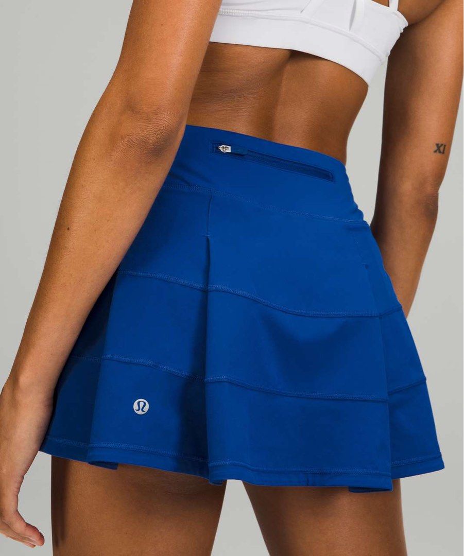 Lululemon Pace Rival Mid-Rise Skirt (Category: Activewear) located in Davao. Submitted by lumpiashanghai (Listing ID 1467737625, Image 1). Description: Lululemon Pace Rival Mid-Rise Skirt Waist 26-28, Length 12 Good Asnew Condition No issue & Need wash 1,250 +shipping.
