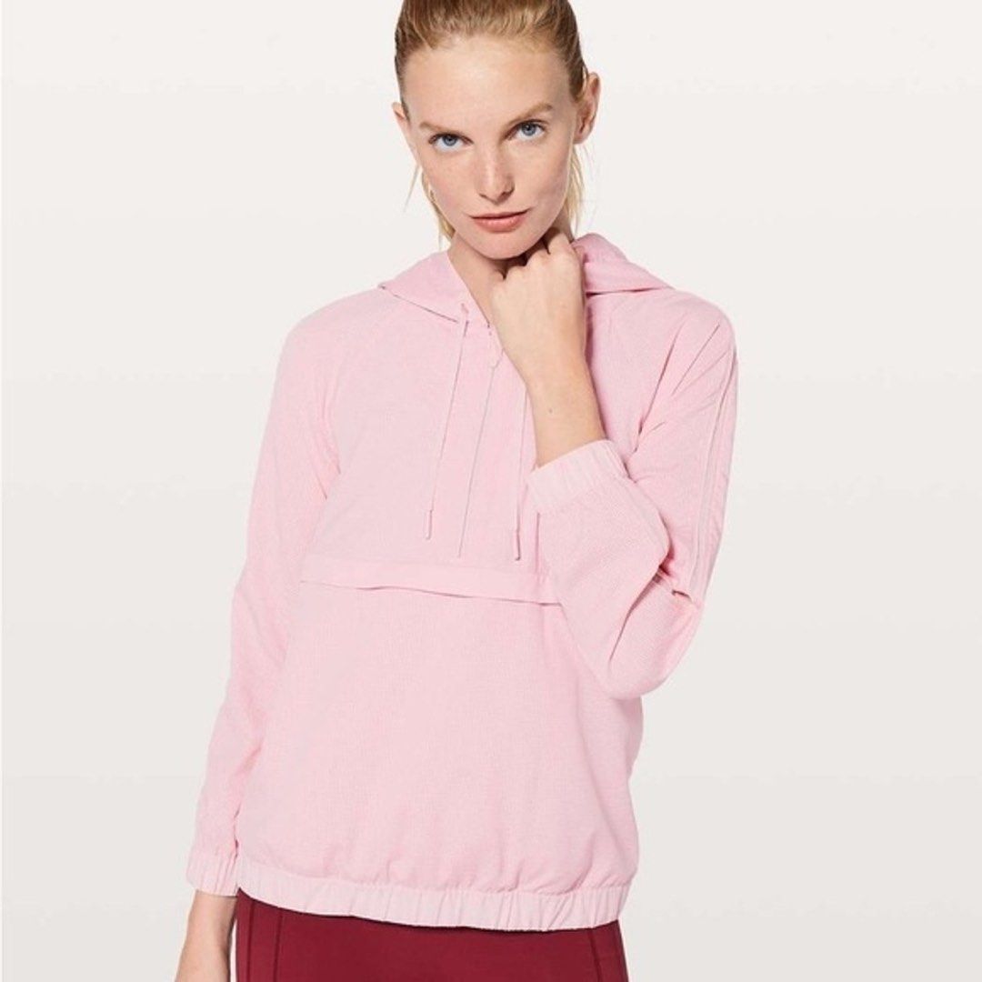 Lululemon Pack Light 1/2 Zip Pullover Petals (Category: Coats, Jackets and Outerwear) located in San Carlos City. Submitted by latumsthrift (Listing ID 1467622528, Image 1). Description: Lululemon Pack Light 1/2 Zip Pullover Petals Medium Fit Dimes 18 x 24 Excellent Condition Dm📩.