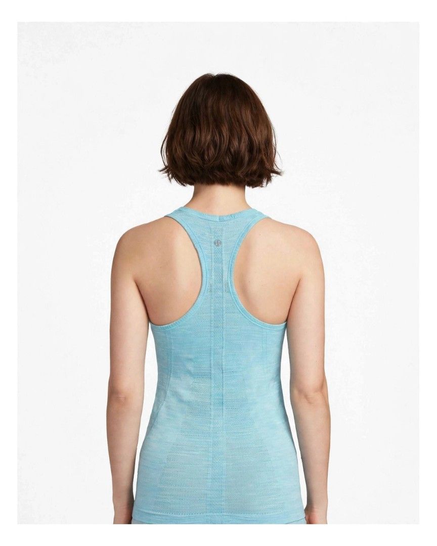 Lululemon Swiftly Tech Top (Category: Activewear) located in Rizal. Submitted by timeless_shop (Listing ID 1467657830, Image 1). Description: ORIGINAL Lululemon Swiftly Tech Racerback 📏 Size Tag: Small / 6 📐 Width: 15 inches flat 📏 Length: 25 inches 👚 Type: Racerback Top 💯 Condition: 9.8/10 - Like New! ✨ 🎨 Color Rate: 9.8/10 - hindi kupas! ✨ Maayos at malinis din 🧵 TELA: - Silverescent Tech - Anti-stink, hindi bumabaho - Super light, breat