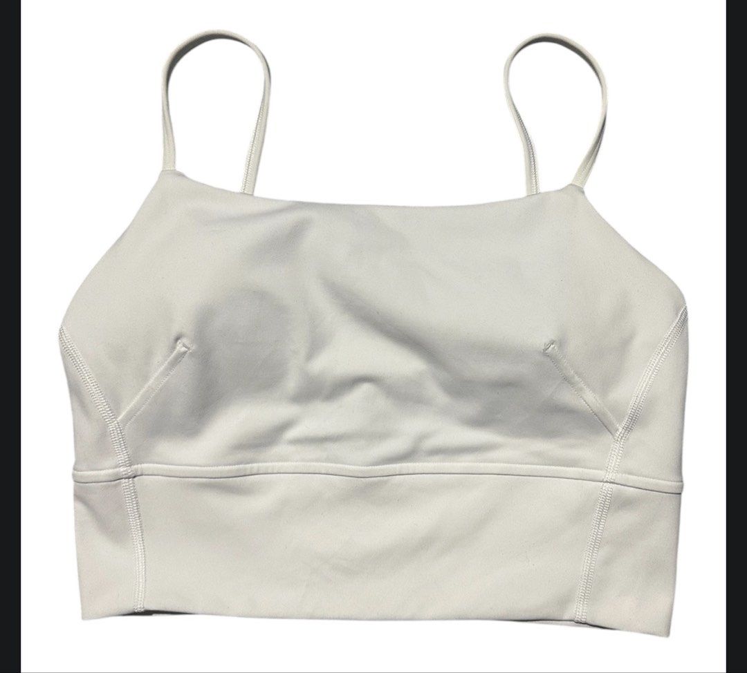 Lululemon Wunder Train Strappy Tank Top square tag 6 (Category: Activewear) located in Iba. Submitted by xooperfindslb (Listing ID 1467633820, Image 3). Description: Lululemon Wunder Train Strappy Tank Top Square tag 6 New released Color: white As new condition No issue.