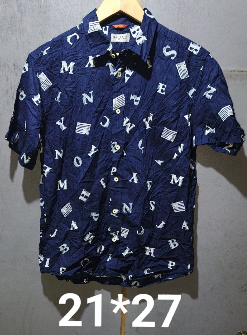 MACBETH BUTTON DOWN (Category: Formal Shirts) located in Makati City. Submitted by updownthrift (Listing ID 1467609907, Image 1). Description: NO ISSUE NEED WASH.