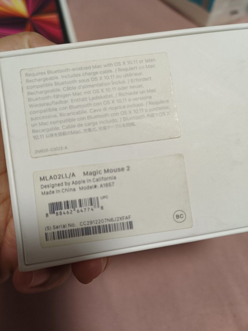 Magic Mouse 2 (Category: Mouse & Mousepads) located in Manila. Submitted by zoeemarie (Listing ID 1467698851, Image 3). Description: For sale!!! Magic Mouse 2 good as new DM me for faster transaction 📩.