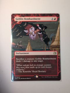 MTG Fight with the Great goblin scene, Toys & Collectibles, Trading ...