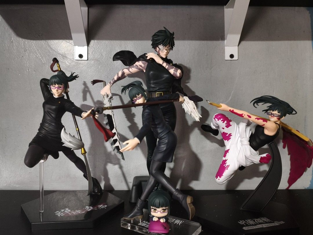 Maki Zenin Shrine (Category: Figurines & Statues) located in Davao. Submitted by dablio_14 (Listing ID 1467612603, Image 1). Description: Condition: Grandista, Sega Graffiti Battle BIB, the rest loose and in good condition RFS: Switching to scale figures Take all only, price: 3k (fixed, non-negotiable) Location: Calinan, Davao City MOD: LBC only MOP: Gcash or Go Tyme Ph If meet up: Sm Ecoland Davao, Mintal area or Mintal Area.