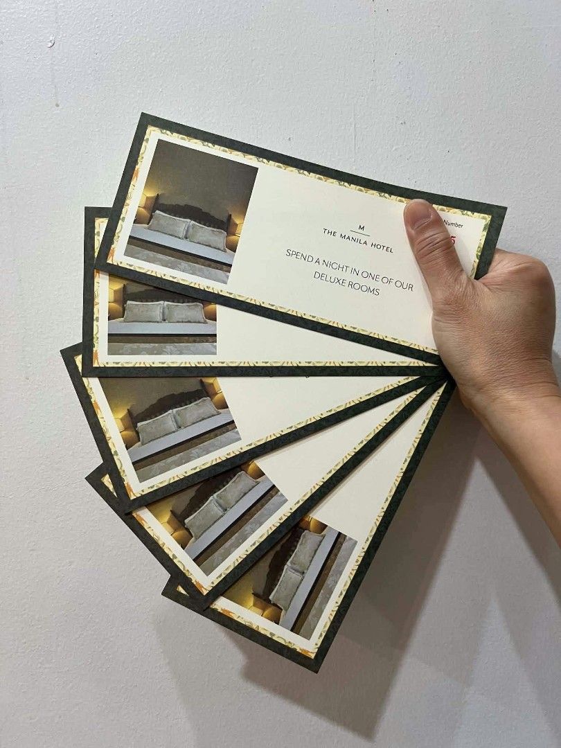 MANILA HOTEL ROOMS (Category: Vouchers) located in Manila. Submitted by aubrey.hotelvoucherseller (Listing ID 1467706224, Image 2). Description: The Manila Hotel stay with breakfast for 2 ✨ FOR SALE: THE MANILA HOTEL ROOM VOUCHER ✨ 🏨 Enjoy a relaxing stay at The Manila Hotel 🍽️ Breakfast for 2 at Café Ilang-Ilang included! 👫 Perfect for couples, staycation, or a special weekend getaway ❤️ 📍 The Manila Hotel, Manila 🍳 Breakfast for 2 at Café 