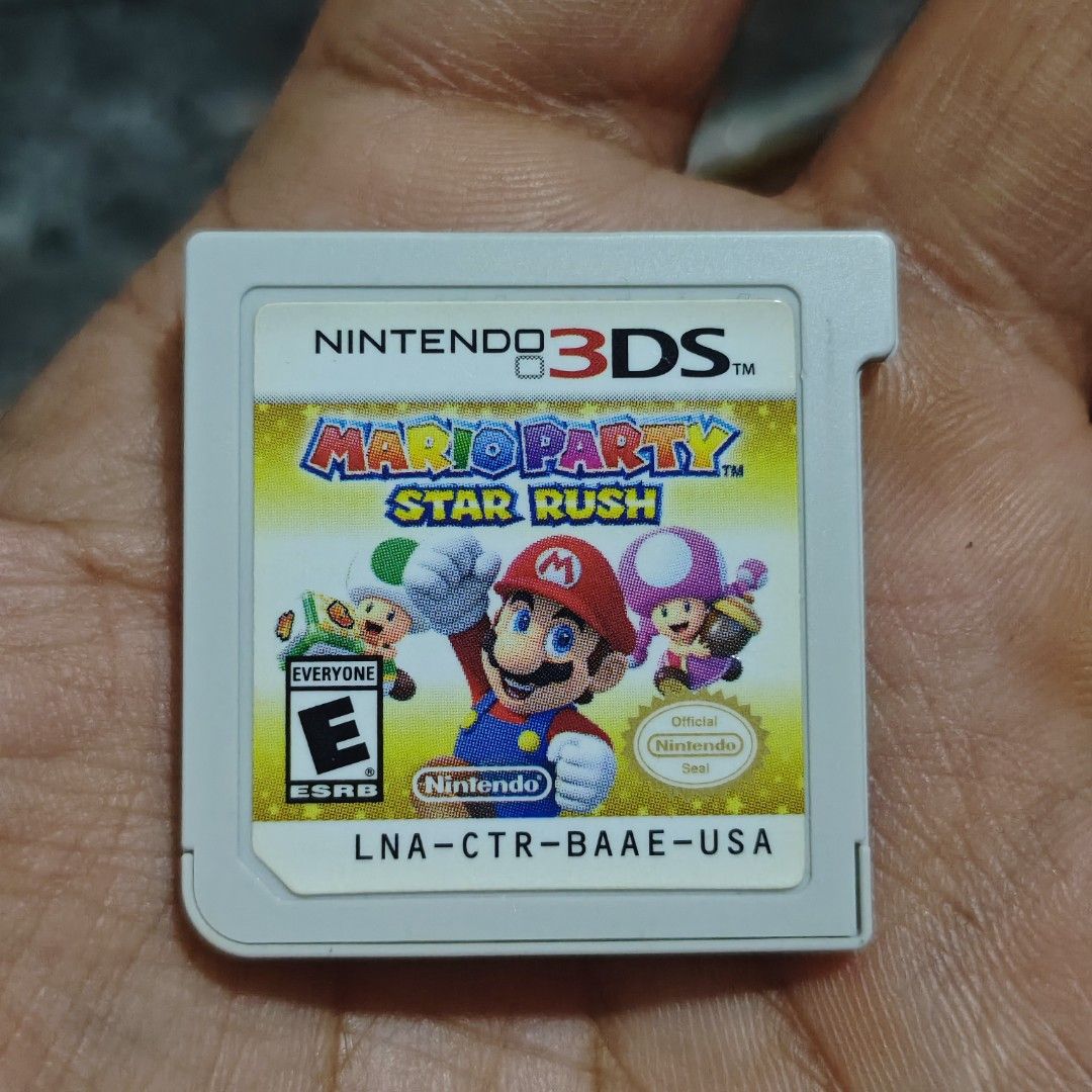 Mario Party Star Rush 3DS Game (Category: Nintendo) located in Quezon City. Submitted by shopme_gadget30 (Listing ID 1467725120, Image 1). Description: kindly read the details first for sale fixed price good Condition tested and working game card only compatible to Nintendo 3ds/DS usa region qc area meet up: sm north shipping fee must shoulder by the buyer via lalamove or grab payment: bdo/gcash happy gaming everyone.