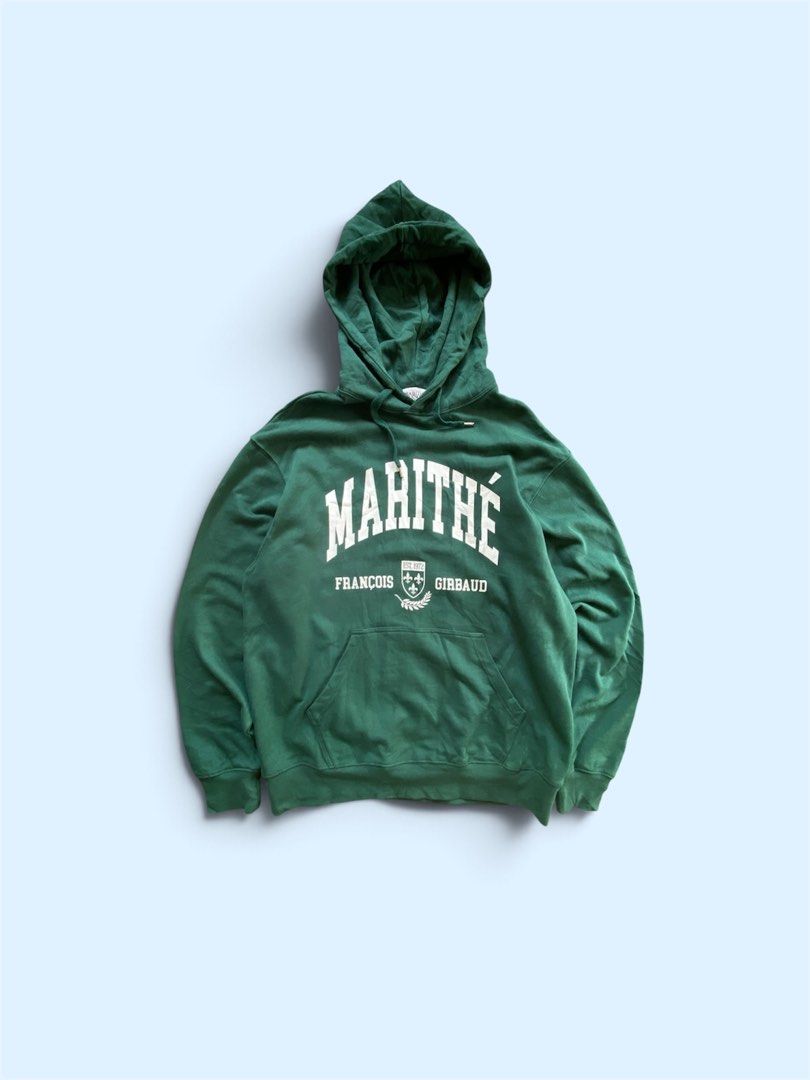 Marithe Francois Girbaud Green Hoodie Size L (Category: Coats, Jackets and Outerwear) located in Dapitan. Submitted by bolandojh07634 (Listing ID 1467612172, Image 1). Description: 𝐌𝐀𝐑𝐈𝐓𝐇𝐄 𝐅𝐑𝐀𝐍𝐂𝐎𝐈𝐒 𝐆𝐈𝐑𝐁𝐀𝐔𝐃 24 width 29 length XL to 2XL No Issue As New Condition 🏷️850.