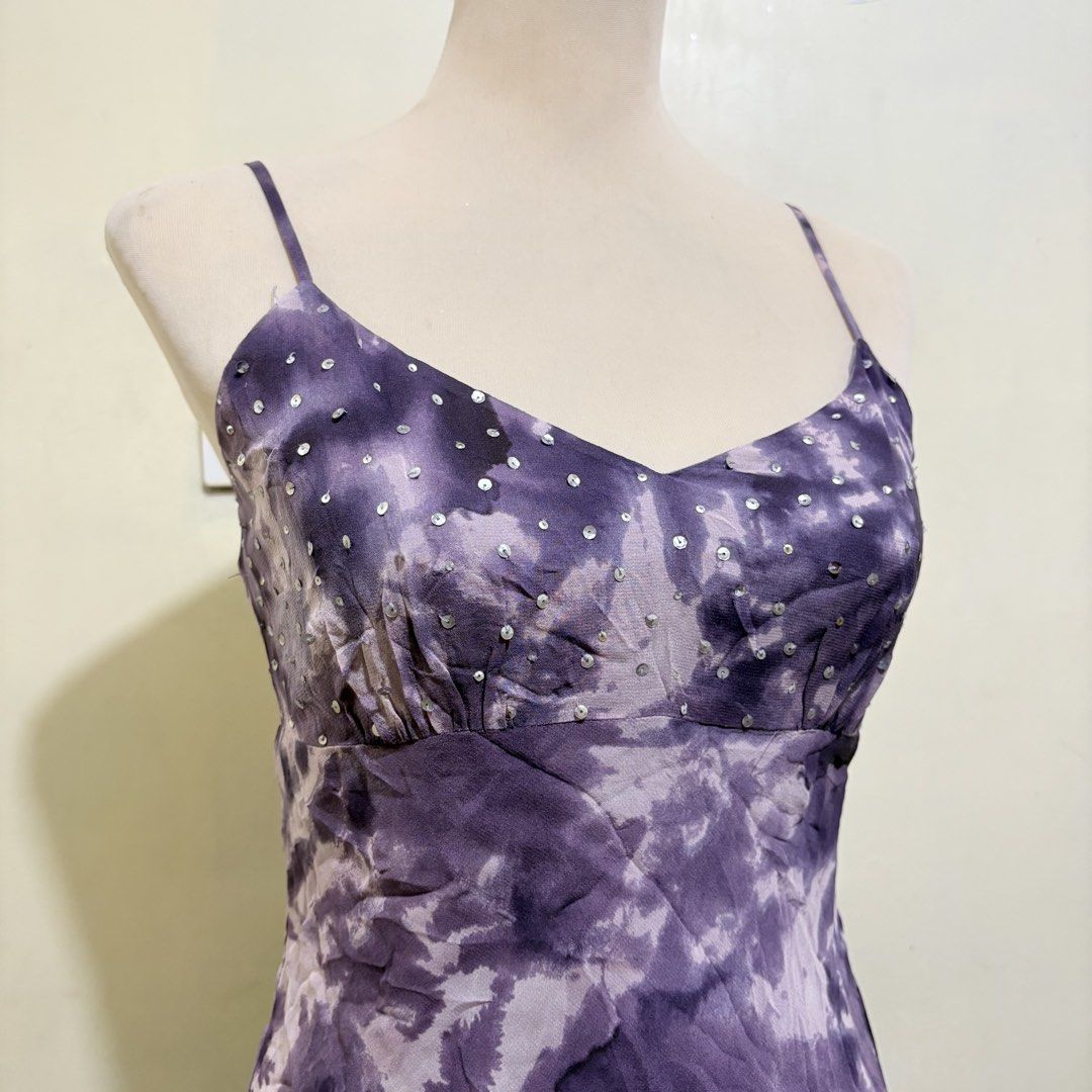 marks and spencer autograph 100% silk sequin cami top (Category: Blouses) located in Subic. Submitted by shes2pid_ (Listing ID 1467793593, Image 2). Description: small-med missing sequin (check pics).