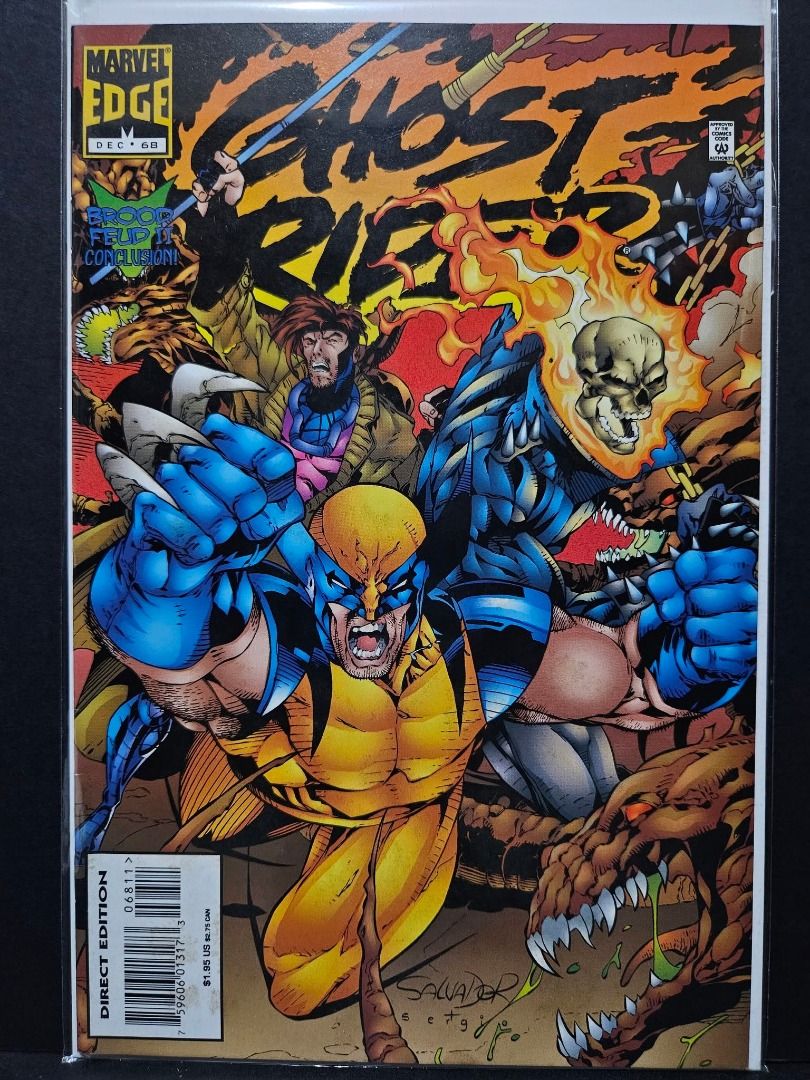Marvel Comic Ghost Rider #68 (Category: Comics & Manga) located in Mandaluyong City. Submitted by outta.knowhere (Listing ID 1467615405, Image 1). Description: 🚀Ghost Rider #68 🚀 F- to F/VF P60 Please check and follow our socials/pages for more! FB: /OuttaKnowhereCC IG: @outta.knowhere Tiktok: @outta.knowhere Carousell: https://www.carousell.ph/u/outta.knowhere/.