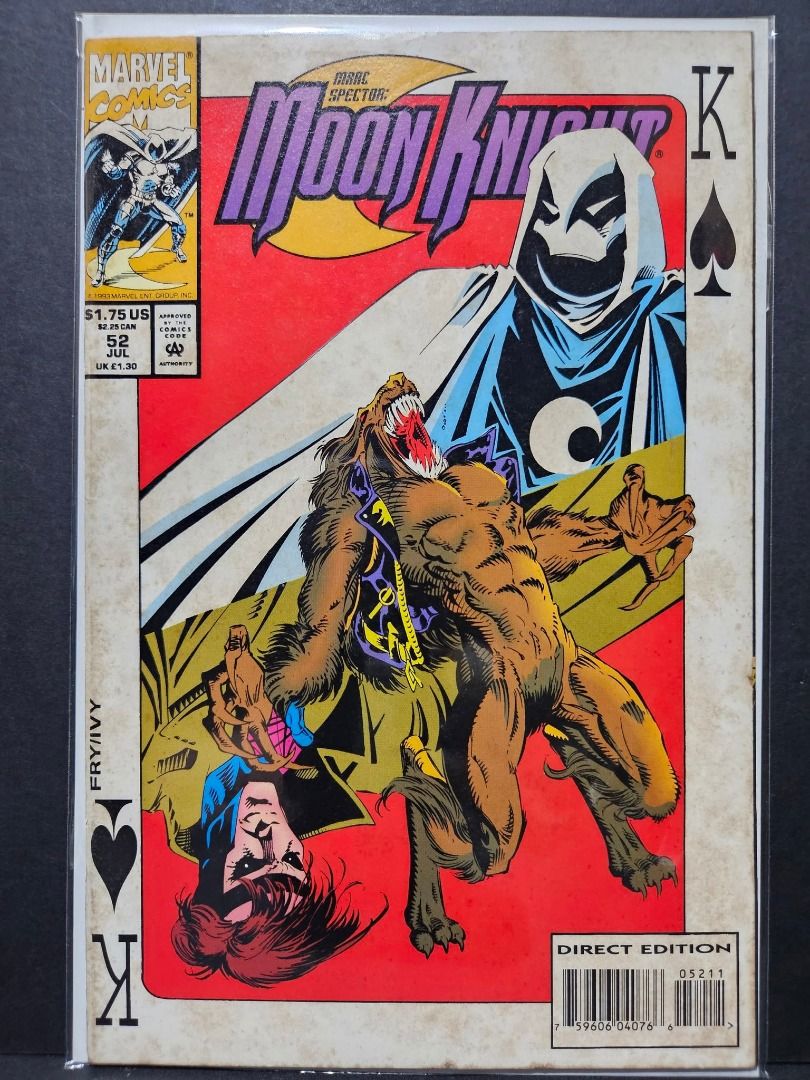 Marvel Comic Marc Spector: Moon Knight #52 (Category: Comics & Manga) located in Mandaluyong City. Submitted by outta.knowhere (Listing ID 1467616877, Image 1). Description: 🚀Marc Spector: Moon Knight #52🚀 Midgrade P40 Please check and follow our socials/pages for more! FB: /OuttaKnowhereCC IG: @outta.knowhere Tiktok: @outta.knowhere Carousell: https://www.carousell.ph/u/outta.knowhere/.