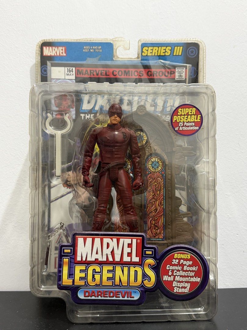 Marvel Legends - Daredevil (Series 3) (Category: Figurines & Statues) located in Manila. Submitted by triggermancollections (Listing ID 1467608401, Image 1). Description: Triggerman Collections MOP: GCash/Bank Transfer Shipping c/o Buyer Shipping from Marikina City; or Meet-up anywhere in Marikina City.