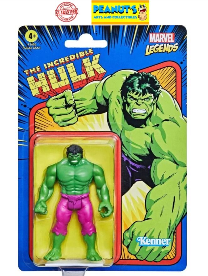 Marvel Legends Retro Collection HULK (3.75 inch Figure) (Category: Figurines & Statues) located in Manila. Submitted by memorylanestore (Listing ID 1467654751, Image 1). Description: NOTE: Please learn how to READ and UNDERSTAND the product description carefully and "Be a Responsible Buyer". *Sealed and brandnew *Guaranteed 100% Authentic Hasbro Product Disclaimer: All our collectable items are sold as posted. Any form of factory defect such as p