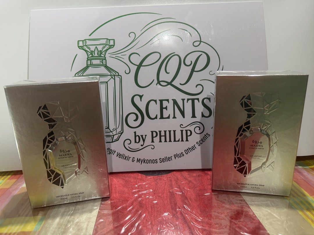 Marwa Extrait 60ml BNIB On Hand (Category: Fragrance & Deodorants) located in Quezon City. Submitted by cqpscentsbyphilip (Listing ID 1467702158, Image 1). Description: Marwa Extrait BNIB 60ml 📍CQP Scents by Philip (QC) .