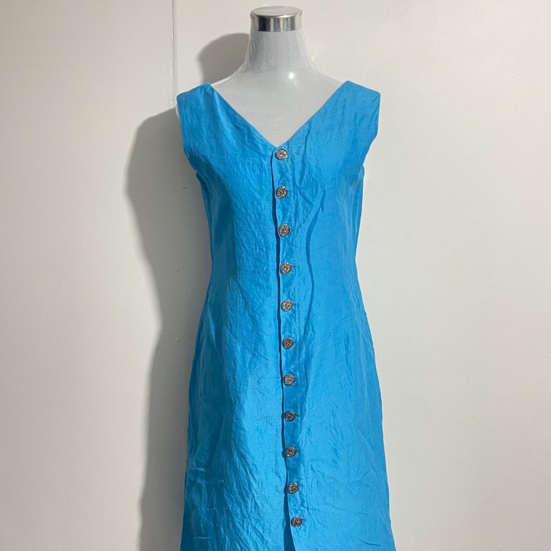 Medium Buttondown Blue Classy Dress (Category: Dresses) located in Bacolor. Submitted by chicn_classy (Listing ID 1467744069, Image 2). Description: .