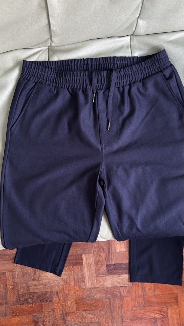 Medium Navy Blue Drawstring Trousers Straightforward Macanta (Category: Trousers) located in Antipolo. Submitted by jjoolian (Listing ID 1467616421, Image 2). Description: ✨ BRAND NEW Straightforward Macanta Trousers – Medium ✨ 👖 Brand new, never worn Straightforward Macanta Trousers in Navy Blue, size Medium (M). Features a straight fit and mid-waist design for a clean, modern look. Made with NeoBlend fabric for a sleek and comfortable feel, wi