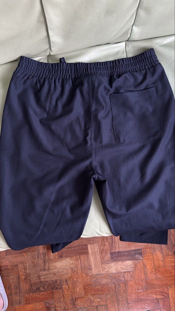 Medium Navy Blue Drawstring Trousers Straightforward Macanta (Category: Trousers) located in Antipolo. Submitted by jjoolian (Listing ID 1467616421, Image 3). Description: ✨ BRAND NEW Straightforward Macanta Trousers – Medium ✨ 👖 Brand new, never worn Straightforward Macanta Trousers in Navy Blue, size Medium (M). Features a straight fit and mid-waist design for a clean, modern look. Made with NeoBlend fabric for a sleek and comfortable feel, wi
