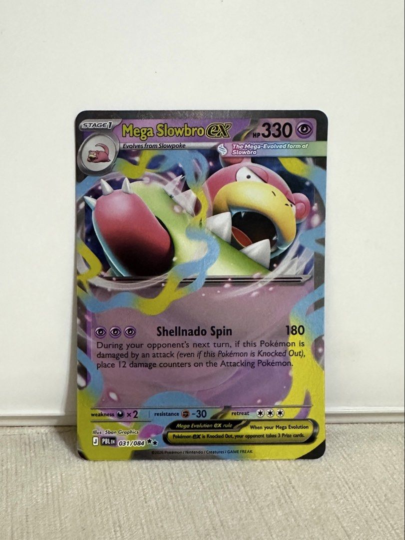 Mega Slowbro EX Double Rare Pokemon Card (Category: Everything Else Others) located in Quezon City. Submitted by by.apreloved (Listing ID 1467690333, Image 1). Description: - mega slowbro ex double rare card from pitch black - no issues - perfect for collectors - mop: gcash.