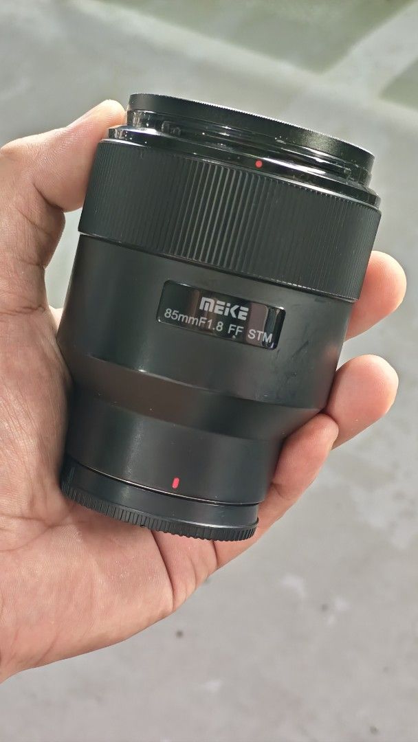 Meike 85mm 1.8 fuji x mount (Category: Cameras) located in Manila. Submitted by eyey02 (Listing ID 1467654665, Image 1). Description: - Brand/Model: Meike 85mm f/1.8 FF STM Auto Focus Lens - Mount Type: Fujifilm X-Mount - Condition: Minor signs of usage, excellent working condition, glass has a spot of fungus and minor dust - Included: Kenko UV 67mm filter (Japan) for extra lens protection - Key Features: Fast f/1.8 aperture for gorgeous backgrou