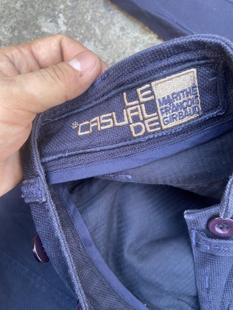 MFG DUCK CANVAS FABRIC JEANS (Category: Jeans) located in Cabanatuan. Submitted by takaishii_archive (Listing ID 1467640404, Image 3). Description: Marithe Francois Girbaud Engineered Duck Fabric Jeans Waist - 30 Length - 38.5.