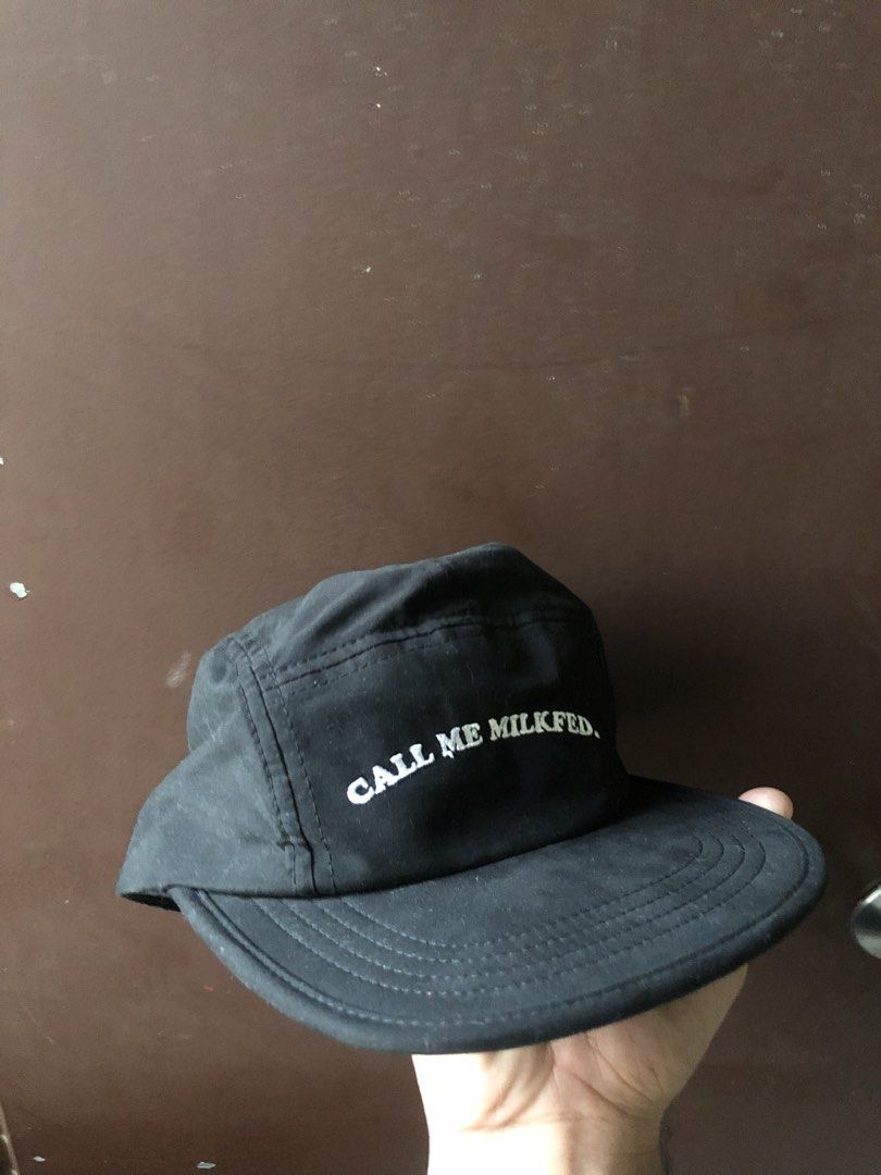 Milkfed Black 5-Panel Embroidered (Category: Caps & Hats) located in Manila. Submitted by archivez (Listing ID 1467695304, Image 1). Description: Milkfed LA 5 panel cap excellent no issues osfa authentic 699+sf only.