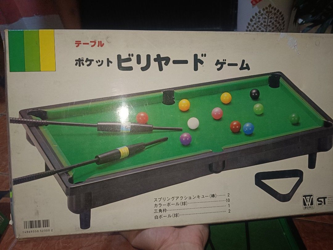 Mini Billiard Japan Game (Category: Kids Toys) located in Dasmarinas. Submitted by bujitoys (Listing ID 1467723076, Image 1). Description: .
