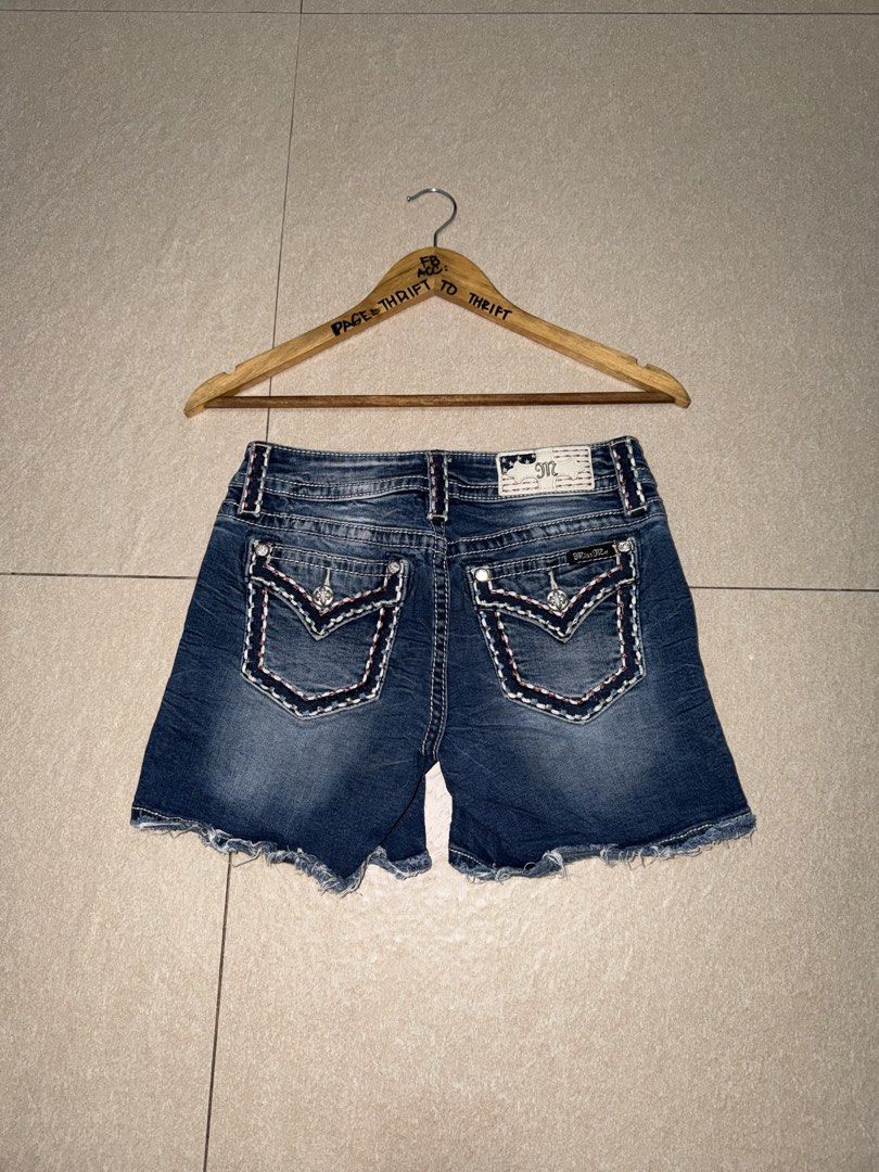 MISS ME MID RISE SHORT WOMENS (Category: Shorts) located in Manila. Submitted by triptothrift7 (Listing ID 1467758992, Image 1). Description: message if you are interested! for fast transaction MISS ME MID RISE SHORT WOMENS for only 700 shipped size 26 to 28 length 13 no issue need wash only excellent condition color rate 9/10 authentic legit mode of payment gcash or bank transfer location Biñan laguna.