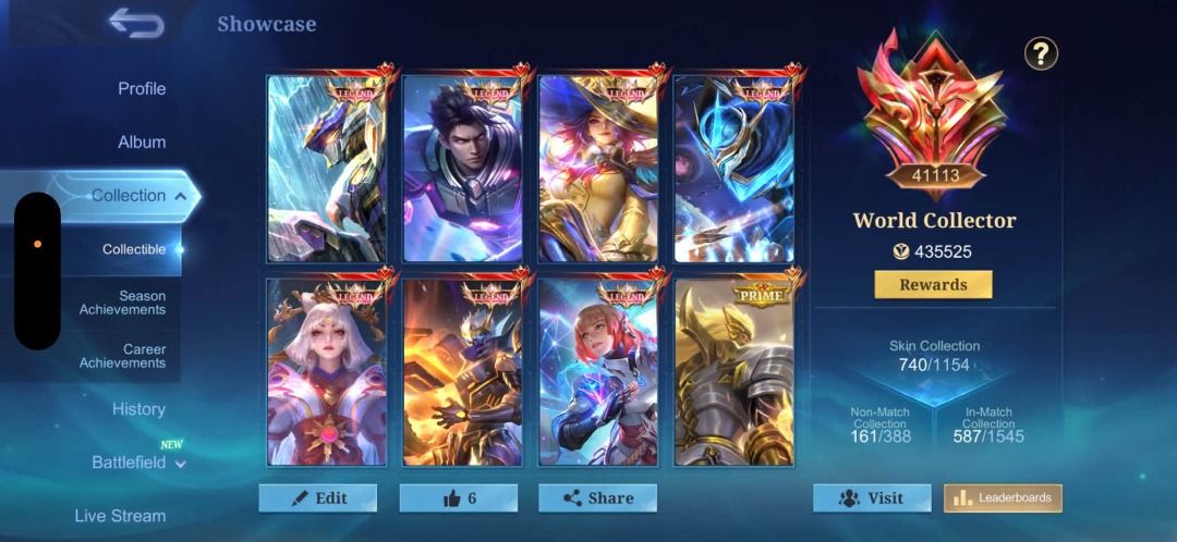 MLBB FOR SALE GOOD FOR MAINN (Category: Game Gift Cards & Accounts) located in Malabon City. Submitted by oliver_james501 (Listing ID 1467684768, Image 2). Description: 🔥 MLBB ACCOUNTS FOR SALE 🔥 Looking for a clean, secured, and quality MLBB account? ✨ Your next account might be right here! ━━━━━━━━━━━━━━━━━━ 🛡️ ACCOUNT GUARANTEE ✅ Safe & Clean ✅ Moonton Account Only ✅ No Other Bindings ✅ No Issues ✅ Proper Ownership Transfer ✅ Lifetime Warra